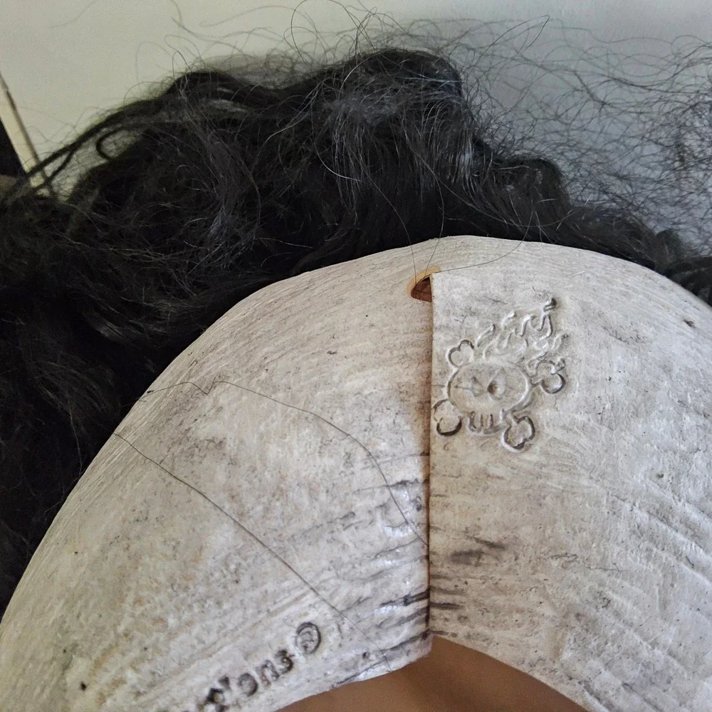 Jeff the Killer Mask Creepy Horror Halloween Costume Mask‎ with Hair